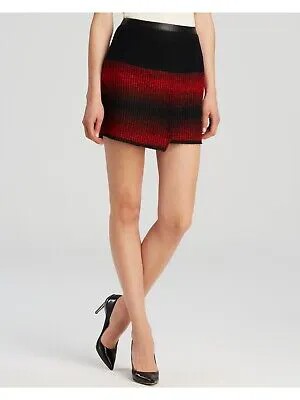 SANCTUARY Женская черная текстурированная мини-юбка-трапеция с эффектом «омбре» Размер: S