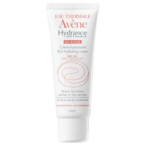 AVENE Hydrance Optimale UV20 Riche Увлажняющий крем для сухой кожи лица, 40 мл