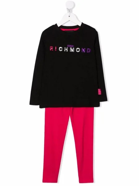 John Richmond Junior спортивный костюм с логотипом