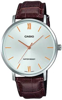 Японские наручные  мужские часы Casio MTP-VT01L-7B2. Коллекция Analog