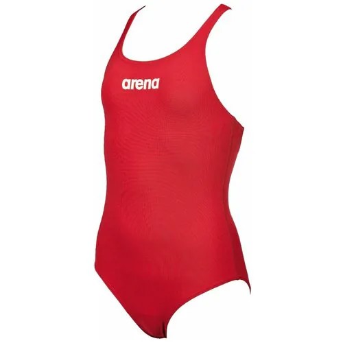 Купальник спортивный Arena Solid Swim Pro Jr Red/White (12-13)