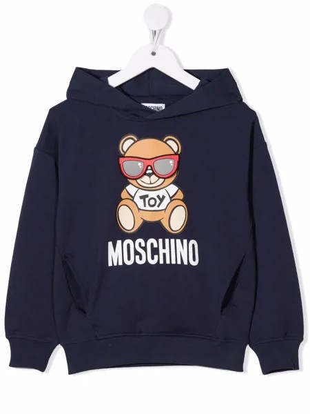 Moschino Kids худи с принтом Teddy Bear