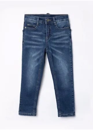 Утепленные джинсы на флисе Gulliver 22004BMC6405 Синий 98