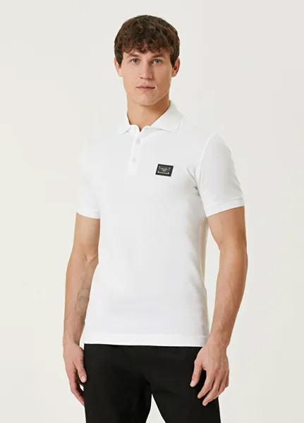 Белая футболка-поло Dolce&Gabbana