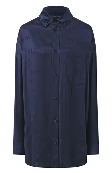 Атласная рубашка Balenciaga