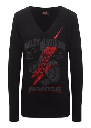 Хлопковый лонгслив Harley-Davidson