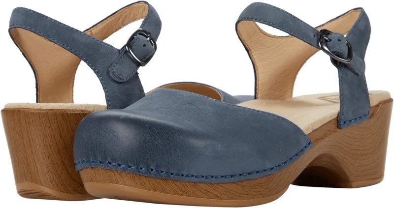 Сабо Sam Dansko, цвет Denim Burnished Nubuck