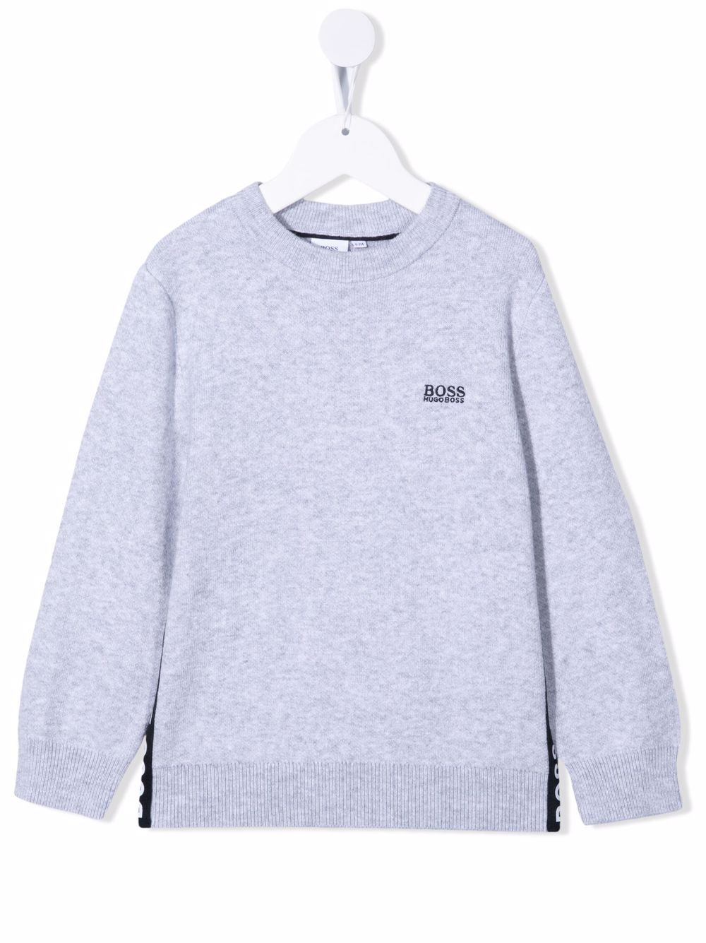 BOSS Kidswear толстовка с вышитым логотипом