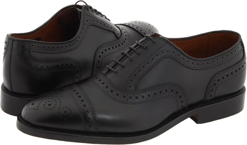 Оксфорды Strand Allen Edmonds, цвет Black Calf