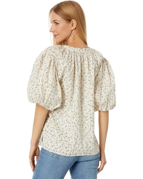 Блуза Vince Camuto Raglan Puff Sleeve Blouse, цвет Birch