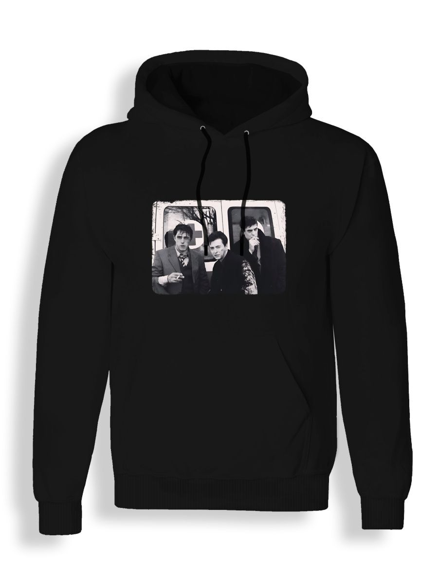 Худи унисекс СувенирShop Бригада/Саша Белый/Космос/Пчела/Фил 10 черное 3XL