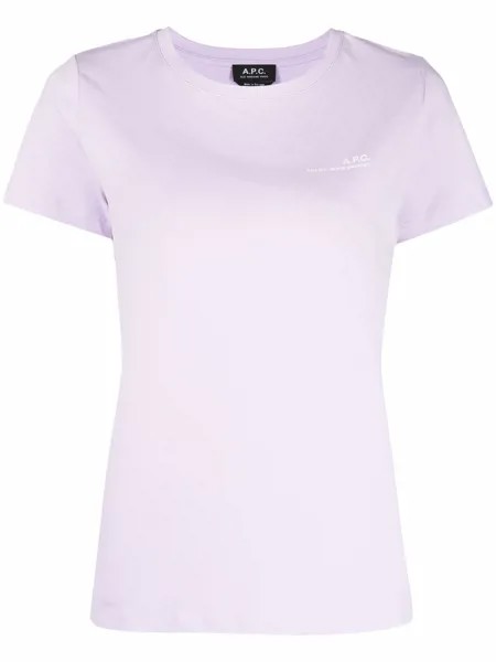 A.P.C. футболка с логотипом