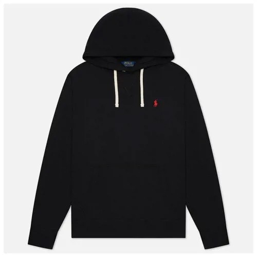 Мужская толстовка Polo Ralph Lauren Embroidered Pony Fleece Hoodie чёрный , Размер S