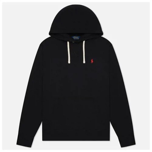 Мужская толстовка Polo Ralph Lauren Embroidered Pony Fleece Hoodie чёрный , Размер S