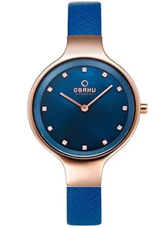 Fashion наручные  женские часы Obaku V173LXVLRA. Коллекция Leather