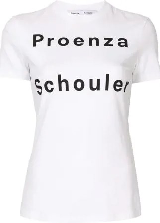 Proenza Schouler White Label футболка с логотипом