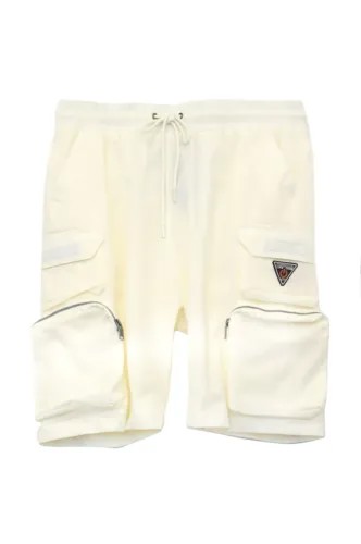Мужские шорты кремового цвета с карманами Life Code Progressive