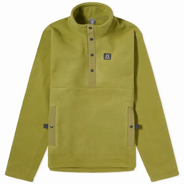 Флис Haglöfs Mora Mid Half Snap Fleece, цвет Olive Green