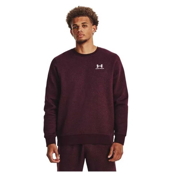 Толстовка Under Armour Essential Fleece Crew, фиолетовый