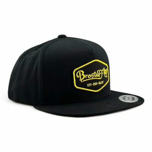 Кепка Bro Stuff BroStuff, размер one size, желтый, черный, зеленый
