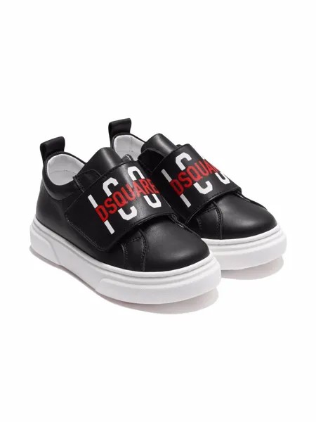 Dsquared2 Kids кроссовки на липучках с логотипом