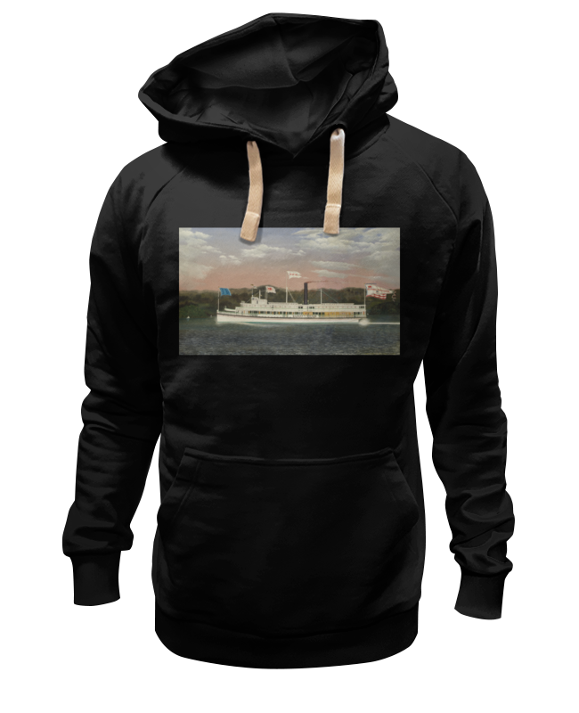 Худи Printio Пароход daniel s. miller (джеймс бард) черное 2XL