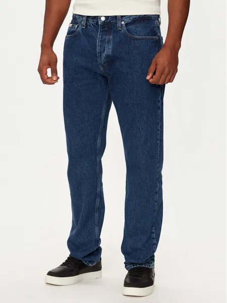 Джинсы прямого кроя Calvin Klein Jeans, синий