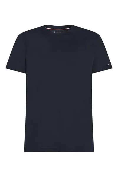 Футболка с овальным вырезом Tommy Hilfiger, синий