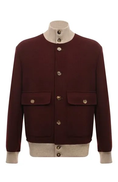 Бомбер из шерсти и кашемира Brunello Cucinelli