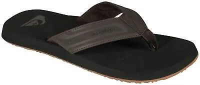 Сандалии Quiksilver Monkey Wrench Core — коричневый/черный/резинка — новинка