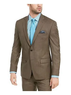 LAUREN RALPH LAUREN Мужской эластичный костюм ультрафлекс коричневого цвета на подкладке, отдельный пиджак 42R
