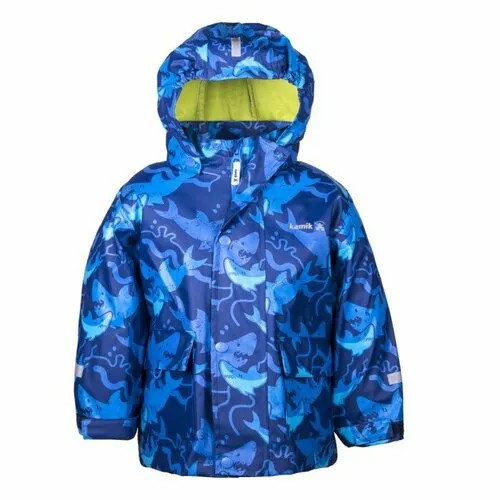 Куртка Kamik, размер 80, синий, голубой