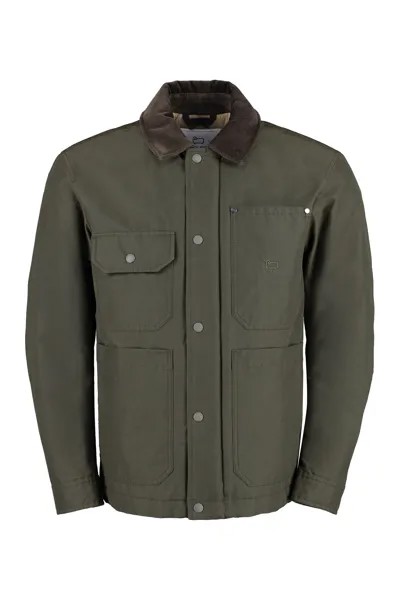 Плащ Дастер Woolrich, зеленый