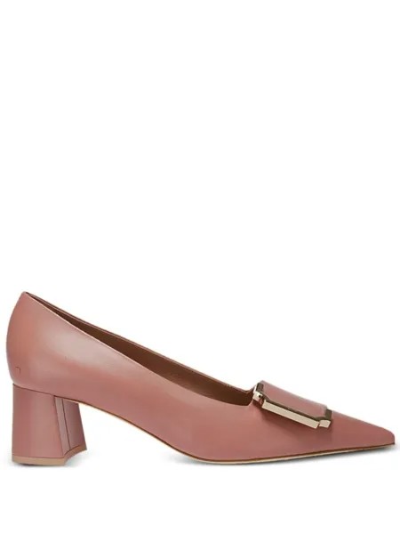 Malone Souliers туфли Hayes из кожи с пряжкой 45 мм, розовый