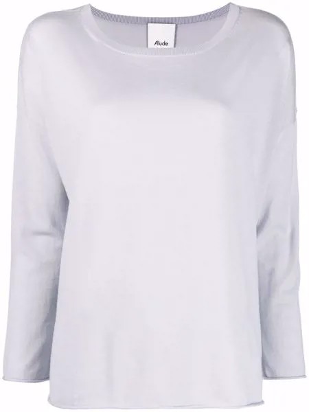 Allude трикотажный топ с приспущенными плечами