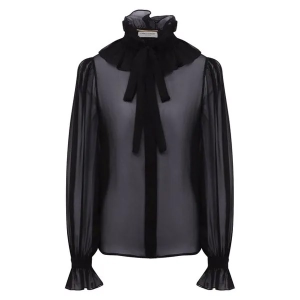 Шелковая блузка Saint Laurent