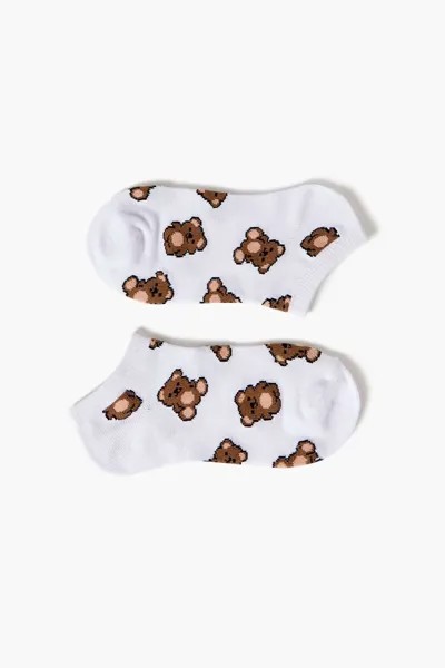 Носки Teddy Bear до щиколотки Forever 21, белый