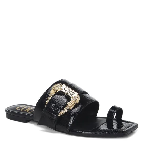 Шлепанцы женские Versace Jeans Couture 74VA3S62 черные 37 EU