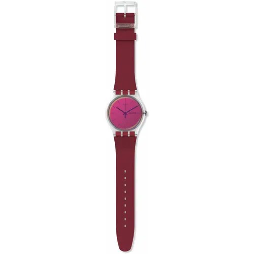 Наручные часы swatch, красный, бордовый