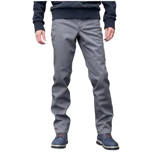 Джинсы зауженные Parrey Зимние мужские брюки Parrey, размер L, серый