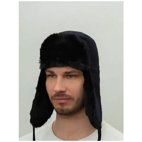 Шапка ушанка STETSON 9290101 BOMBER CAP WOOL/CASHMERE, размер 59