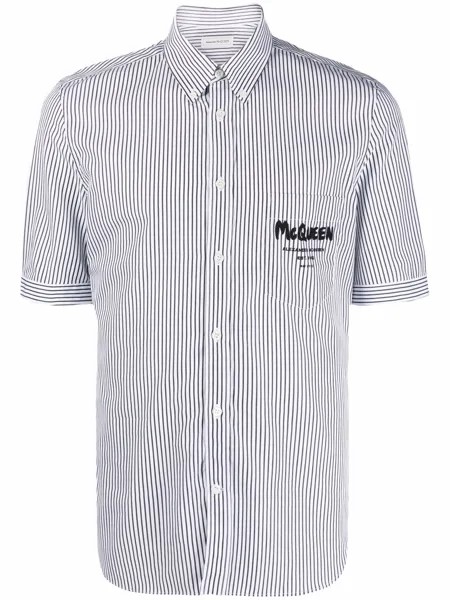 Alexander McQueen рубашка в полоску