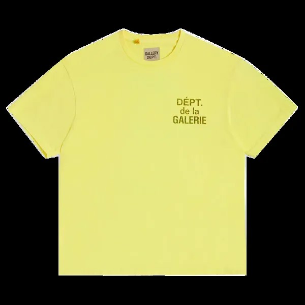 Футболка Gallery Dept. French 'Flo Yellow', желтый