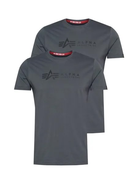 Футболка Alpha Industries, серый
