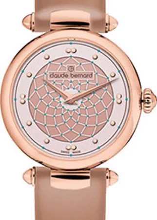 Швейцарские наручные  женские часы Claude Bernard 20508-37RCBEIR. Коллекция Dress Code