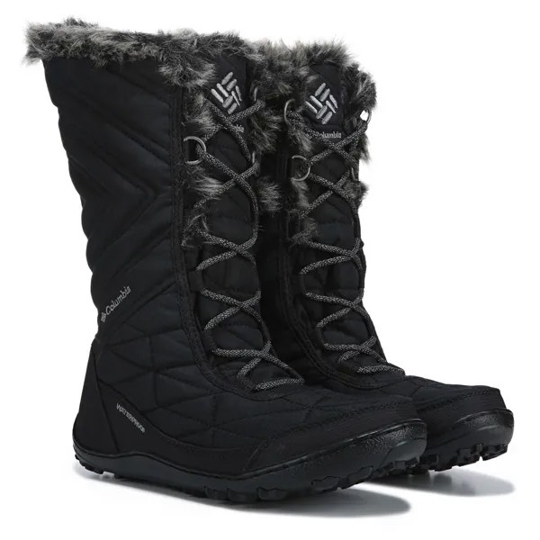 Женские водонепроницаемые зимние ботинки Minx Mid 3 Omni-Heat Columbia, черный