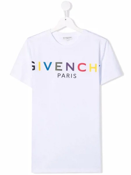 Givenchy Kids футболка с логотипом