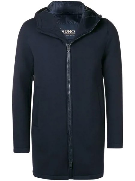 Herno soft zipped coat