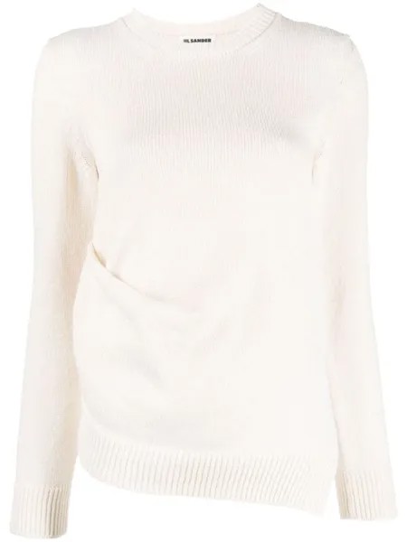 Jil Sander джемпер тонкой вязки, нейтральный цвет