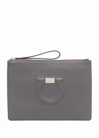 Salvatore Ferragamo клатч с тисненым логотипом